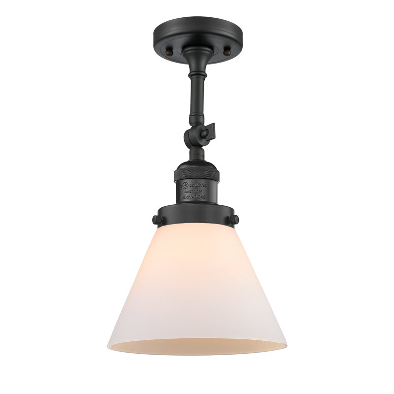 Cone 2 Light Tiltable Bath Vanity Light, Matte White Cased, Matte Black, Bulb Not Included