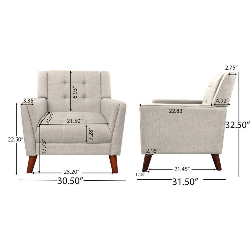 Fauteuil Mid-Century moderne