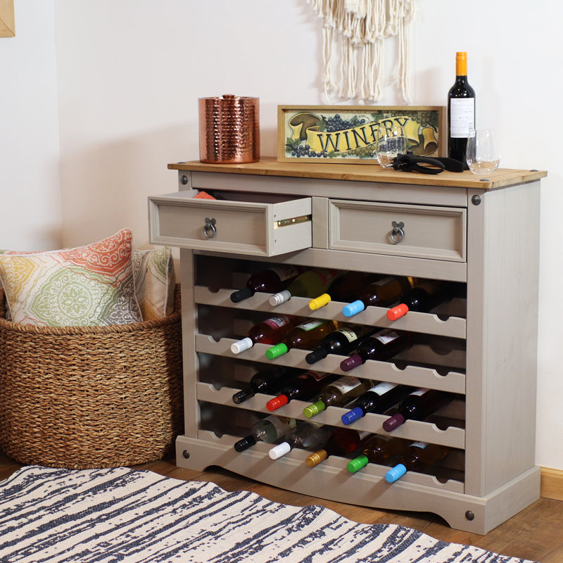 Armoire de rangement pour bouteilles de vin Daejohn