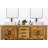 Laguna Marble 14'' Brown And Beige Marble Rectangular Bathroom Sink