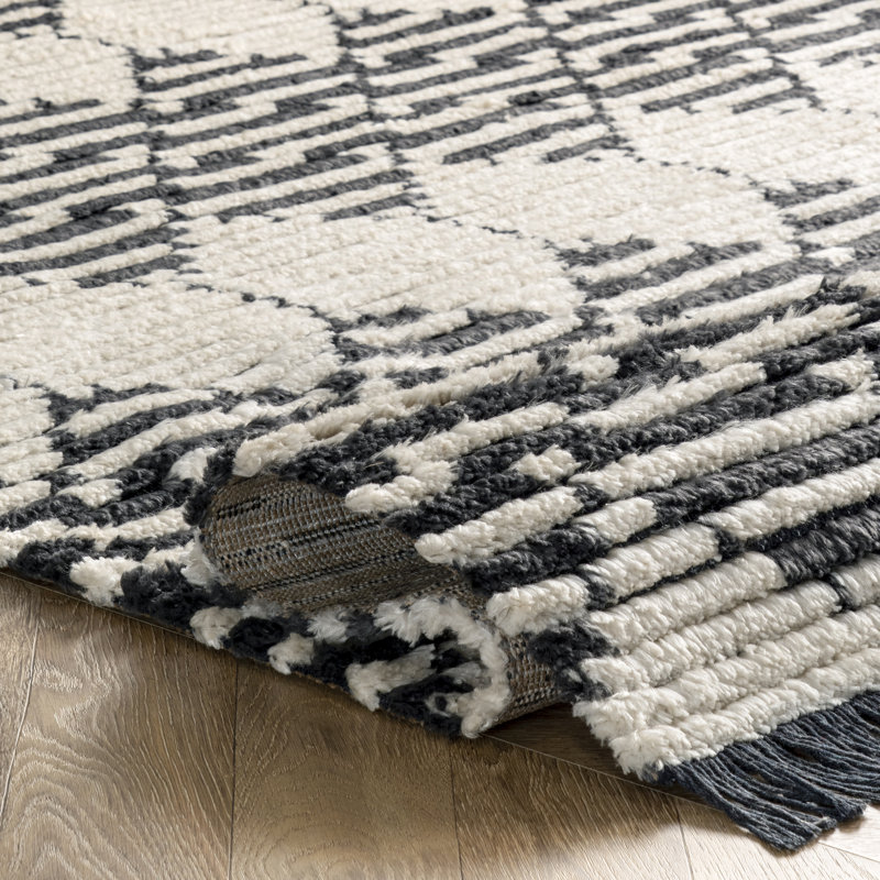 Tapis à poil long Kamariyon, Rectangle 6 pi 7 po x 9 pi 2 po