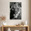 Tête de lion monochromatique Brampt-108229301