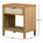 Macneil 25'' W Cane Nightstand
