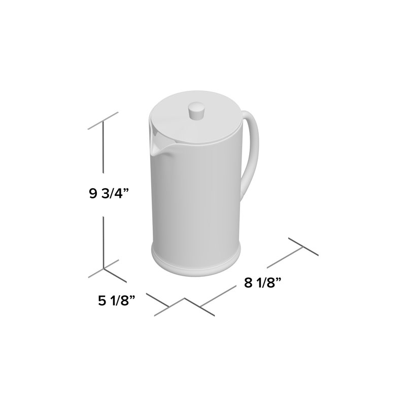 Dimy Beverage 78 oz. Pichet, Vert recyclé