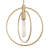 Nyla Single Light Brass Pendant