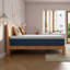 DubidapOn Medium Firm Gel Memory Foam Mattress With Removable Cover for No-Noise Deeply Safe Sleep-112593481-129751989