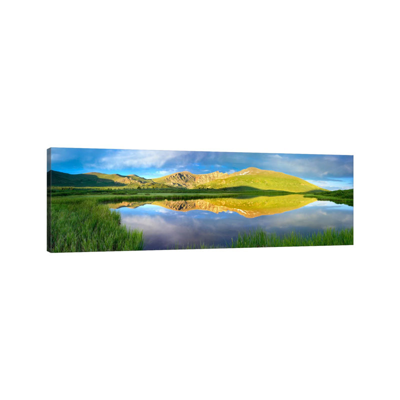 Mt Bierstadt As Seen From Guanella Pass, Colorado by Tim Fitzharris - Wrapped Canvas Panoramic Print