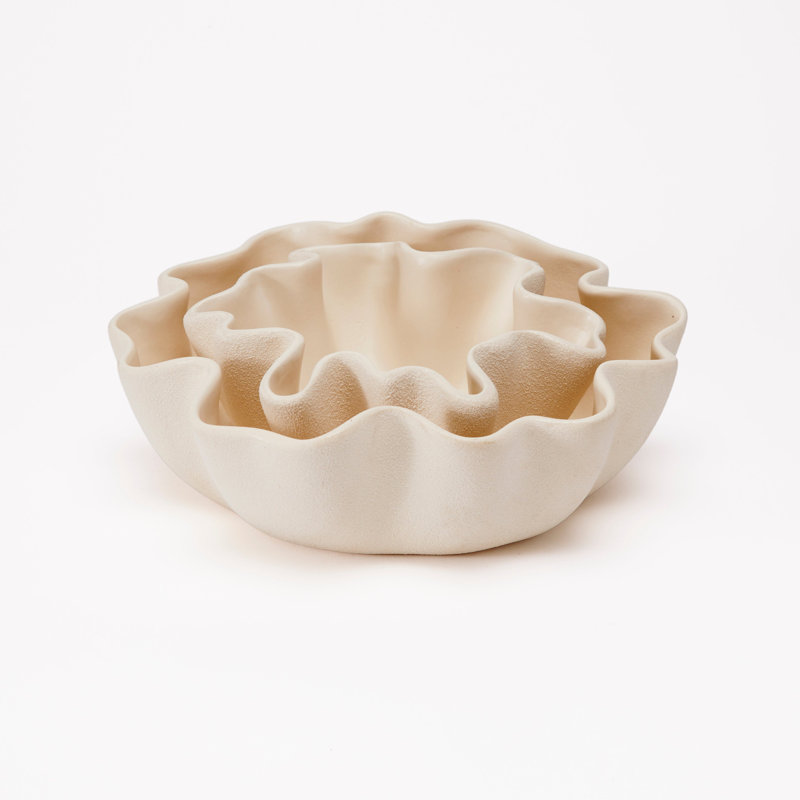 Veda Catchall, Raw Blanc, Large