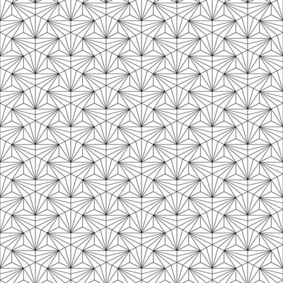 Geometric Modern Peel & Stick Wallpaper N06034
