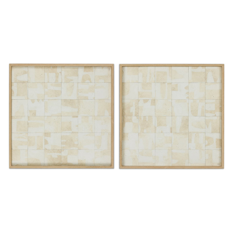 Voorhees Diptych II par Douglas Galloway, H 48 po x l 96 po