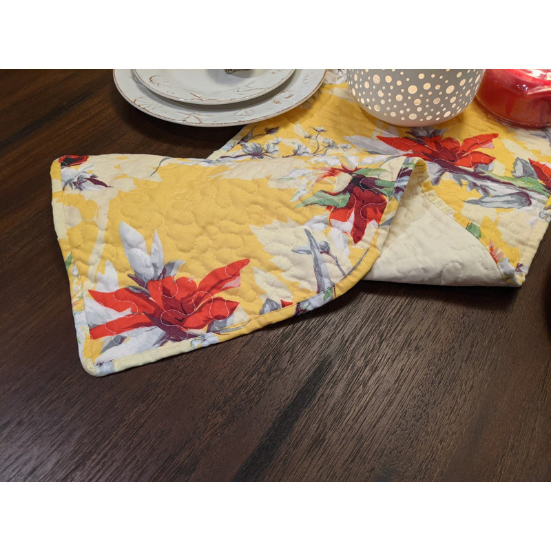 Painesville Floral Table Runner, 90" x 13"