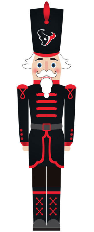 Houston Texans 46" Nutcracker Leaner