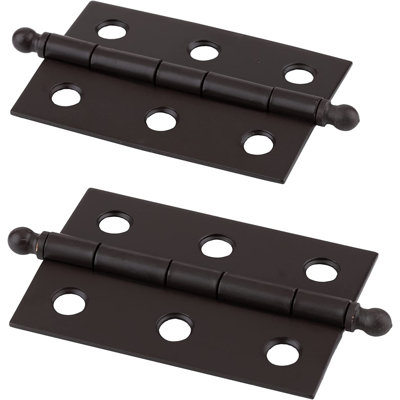 Plated Butt Hinges with Ball Finials