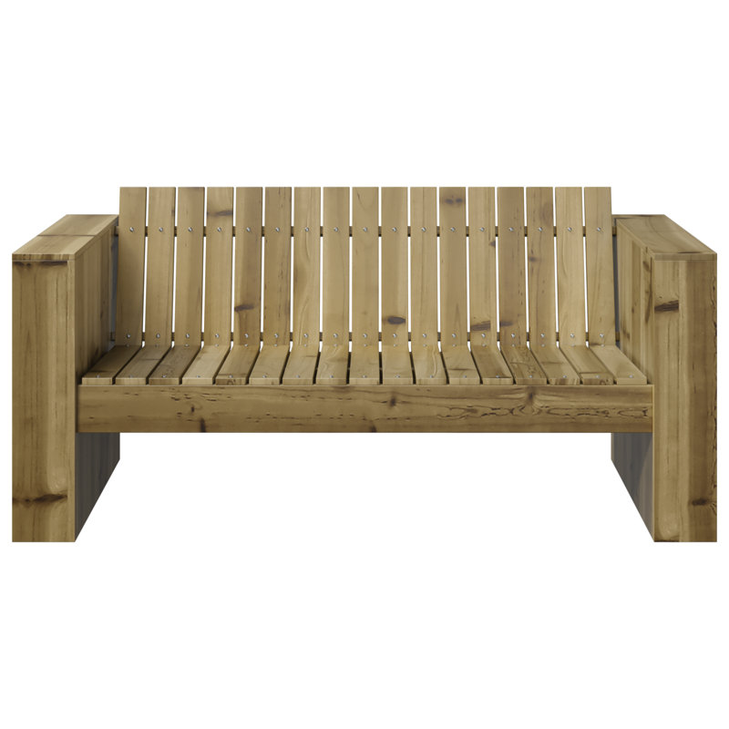 134cm Wide Patio Sofa, Brown