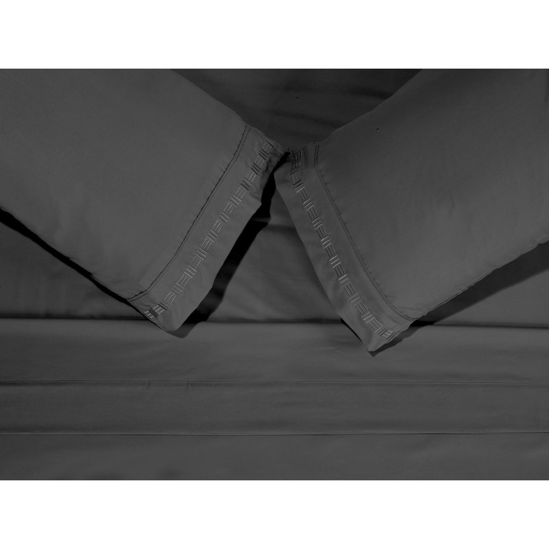 Ensemble de draps en microfibre Paarizaat 9900 Series, Gris foncé, Très grand