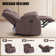 Manual Soft Chenille Fabric Reclining Chair with Heated and Massage Functions
