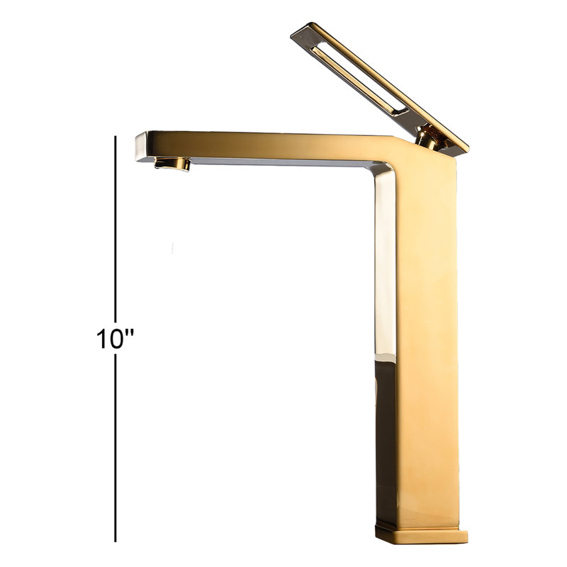 Robinet de salle de bains monotrou avec ensemble de drainage