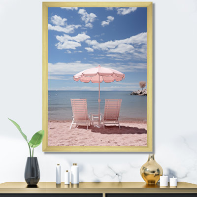 Burnettsville, France, cote rose Dazur I sur toile imprimée