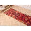 Tapis de couloir turc rétro fabriqué à la main en rose pastel idéal pour rehausser l'élégance du couloir