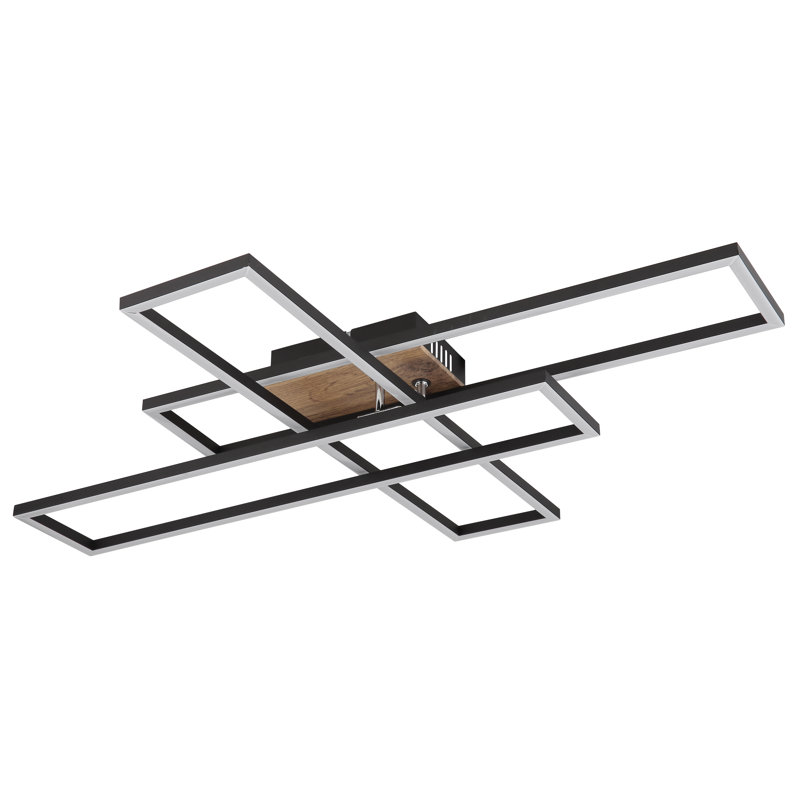 Chasitie Aluminium LED Flush Mount, Matte black