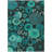Machine Washable Indoor/Outdoor Chantille ACN2295 Floral Rug-386281935