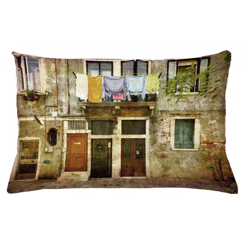 Housse de coussin lombaire intérieur/extérieur venice, 16 po x 26 po