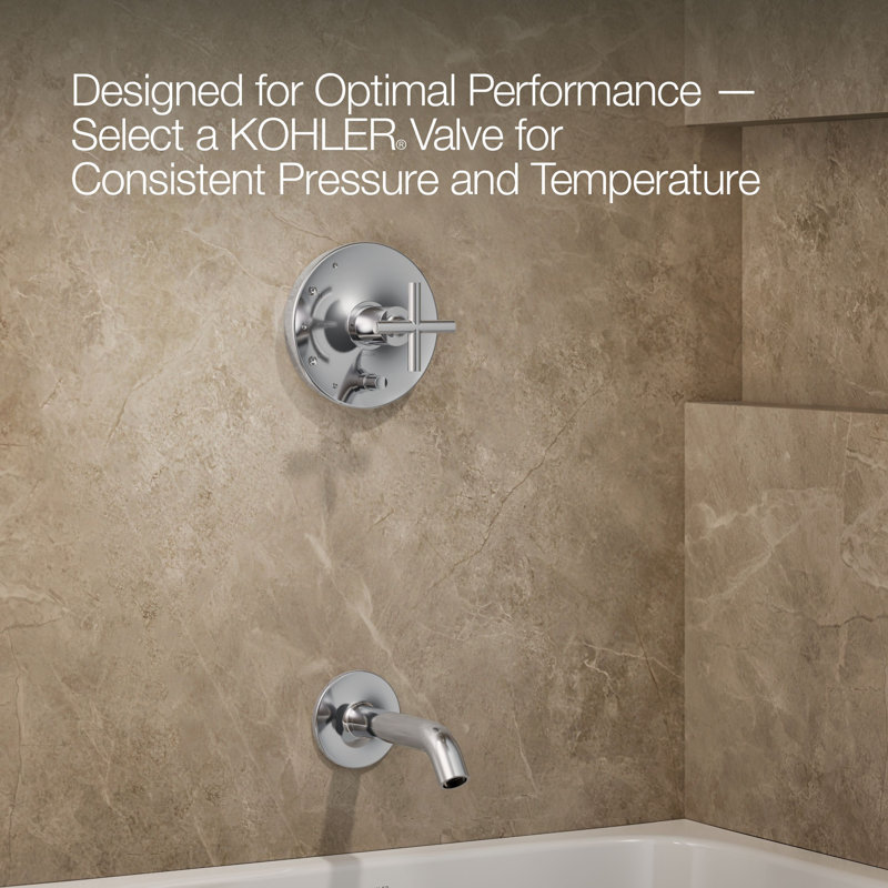 Purist® Tub and Shower Faucet, Polished Chrome, Cross