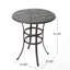 Table de bar en fonte d'aluminium