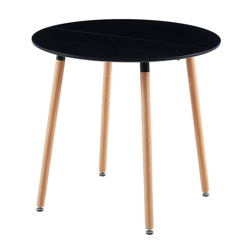 Nero Dining Table, Black, 74cm H x 80cm W x 80cm D