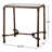 Helios Glass Top End Table