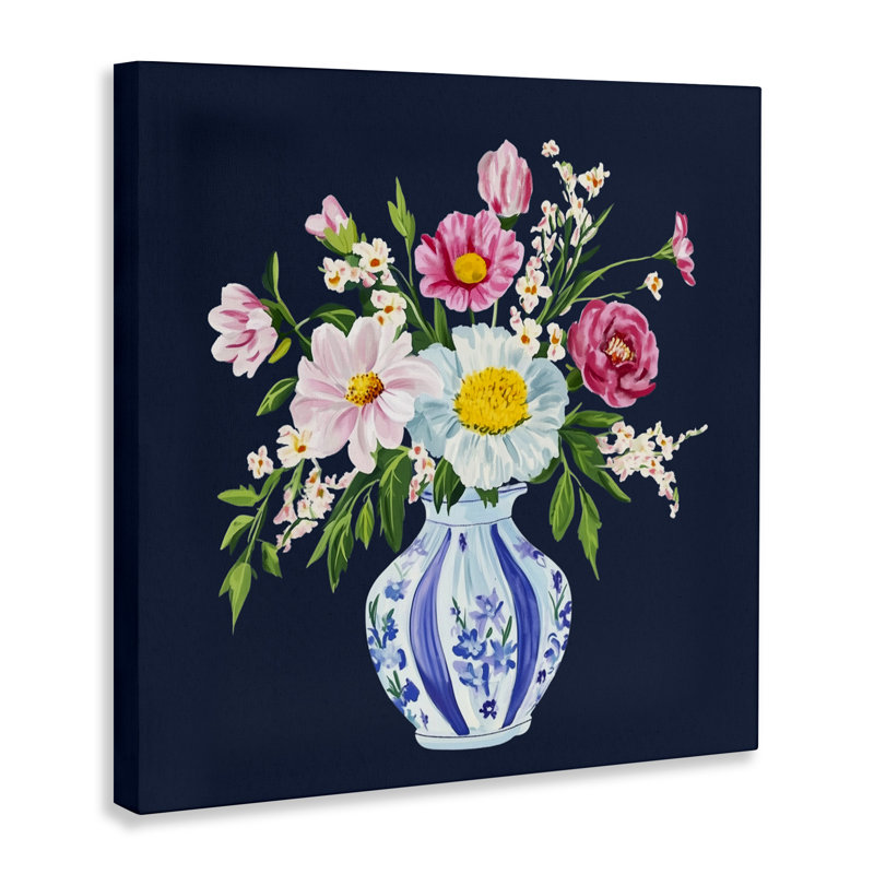 Vase Spring Chinoiserie, design par Yen, H 30 po x l 30 po