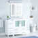 Arroyos 42'' Single Bathroom Vanity with Ceramic Top with Mirror