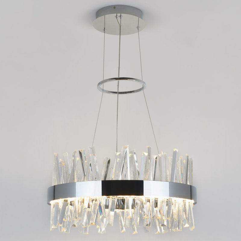 Woodleigh 1 - Light Chrome LED Sphere Pendant