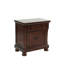 Table de chevet en cerisier antique