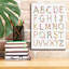 Toile épique Graffiti «Floral Alphabet» par Farida Zaman, 12 po x 16 po-1206136610