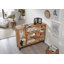 Villanders 90cm H x 120cm W Solid Wood Geometric Bookcase-41159488