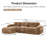 L-Shaped Soft Velvet Fabric-776434344-776434341