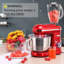 6 QT. 6 Speed 3 in 1 Multifunctional Stand Mixer with Meat Grinder and Juice Blender-88600135