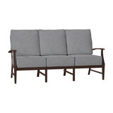 Croquet 76" Wide Outdoor Patio Sofa with Cushions