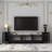 Modern TV Unit with Wall-Mount Option, Anthracite, 70.9 x 17.8 x 13.8 inches | 100% Melamine Coated Particle Board, Thickness: 0.7 inches | Features Numerous Shelves & Stylish Design for Contemporary Living Spaces