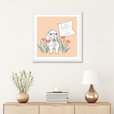 «Forest Baby Toile III» par Kristina Hultkrantz, reproduction d'art sur papier encadrée