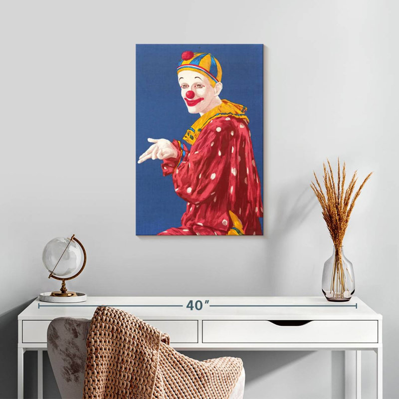 Leisha Clown, 24" H x 16" W