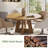 47" Round Solid Wood Dining Kitchen Table for 4-6-1531144800