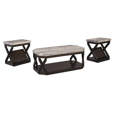 Ensemble de tables basses 3 pièces Irin