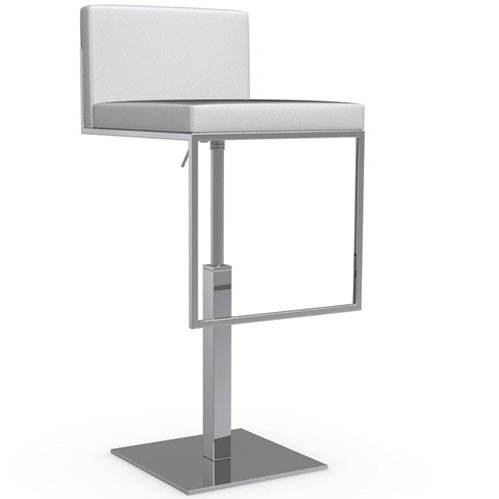 Even Plus Upholstered Adjustable Stool with Swivel Base