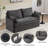 Pull Out Sofa Bed,corduroy Convertible Sleeper Sofa Couch,Side Storage,and USB/C-TYPE Charging Ports Chair for Living Room,Bedroom,Apartment-110379819