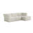 Berlare Boneless 4 - Piece Upholstered Compression Corduroy Modular Sectional Sofa Set with Removable Ottoman – Fully Compressed, No Assembly Required-956101291