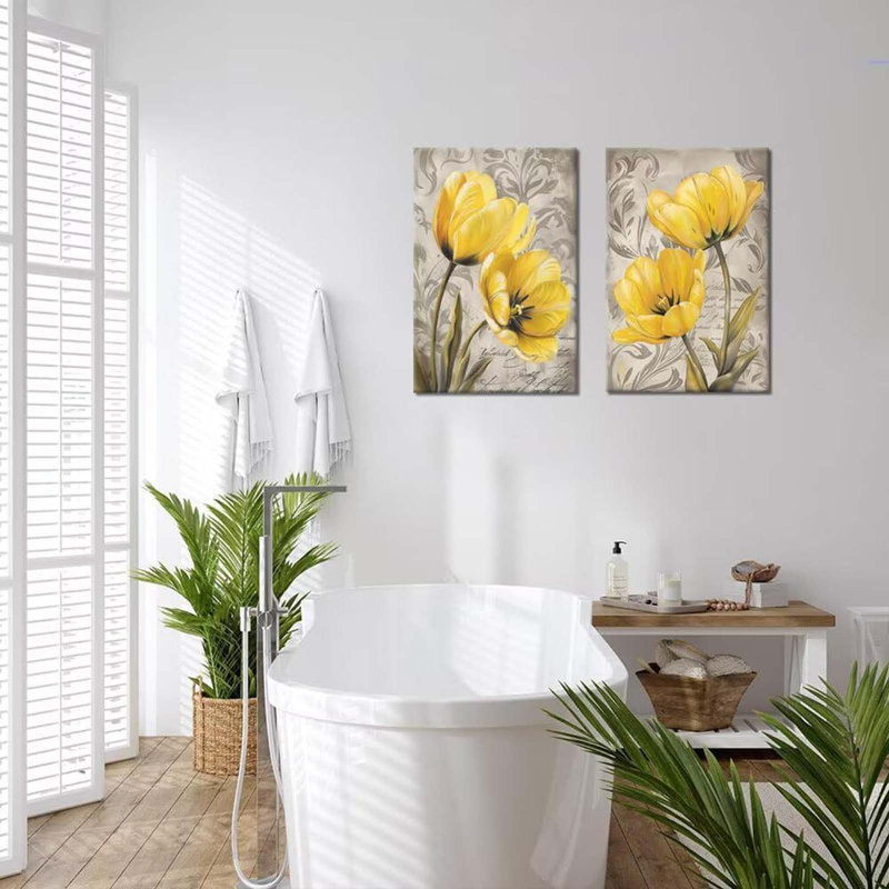 2 Piece Wrapped Canvas Wall Art
