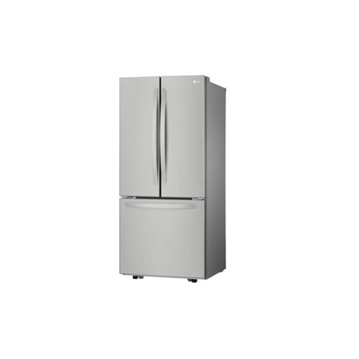 22 Cu. Ft. 30-Inch Wide French Door Refrigerator - Stainless Steel -  LG, LFCS22520S