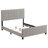 Auerbach Upholstered Eastern King Panel Bed Beige-98463818-98463817